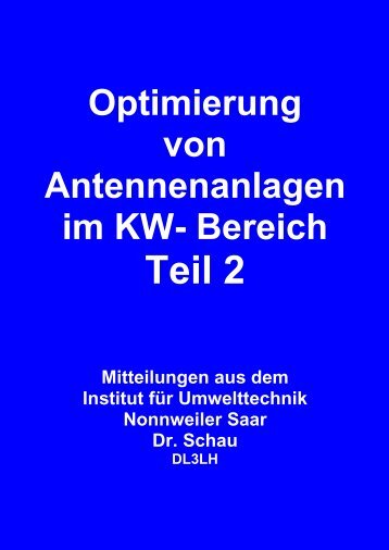 Optimierung von KW Antennenanlagen Teil 2 - HAM-On-Air