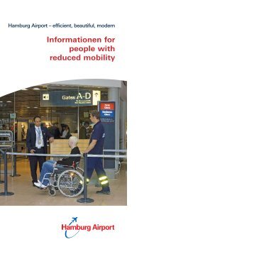 Informationen for people with reduced mobility - Hamburg