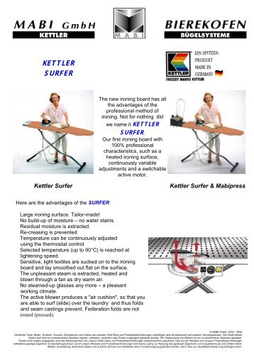 KETTLER SURFER - Mabi Gmbh