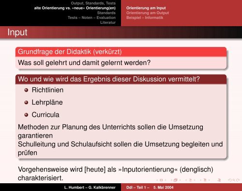 Vorlesung zur Didaktik der Informatik – Teil 1