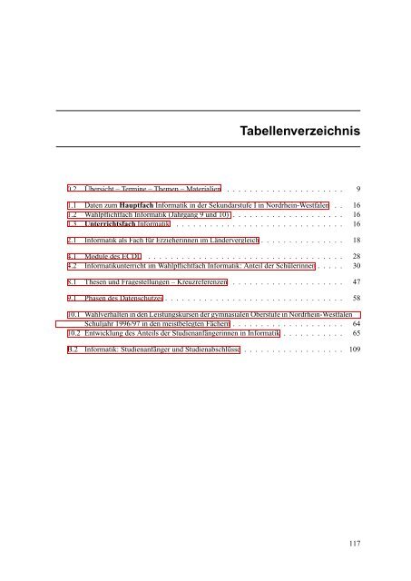 Vorlesung: Didaktik der Informatik - Sekundarstufe I, Wintersemester ...