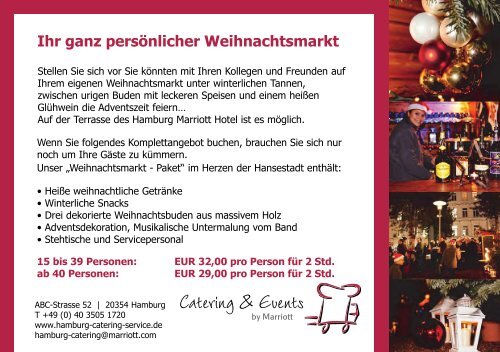 Marriott Christmas! - Hamburg Locations