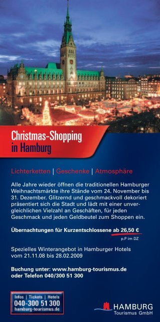 HAMBURG GANZ(S) WEIHNACHTLICH - Hamburg kulinarisch