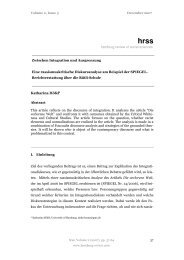 hamburg review of social sciences Katharina Höfel∗∗∗∗ Abstract ...