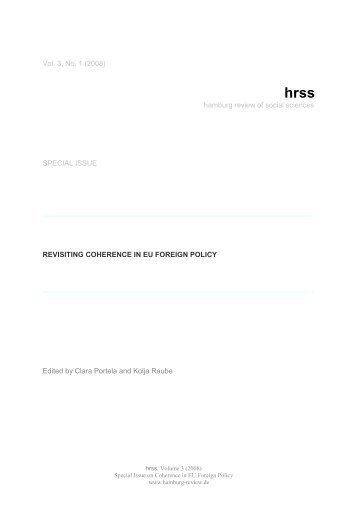 hrss - Hamburg Review of Social Sciences