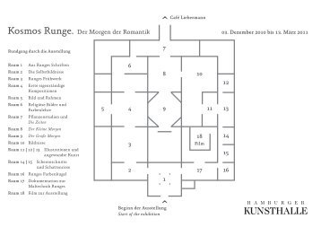 Aussstellungsplan als pdf - Hamburger Kunsthalle