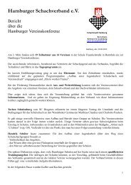 Hamburger Schachverband e.V. - beim Hamburger Schachverband