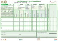 Sportabzeichen – Gruppenprüfkarte - Deutsches Sportabzeichen