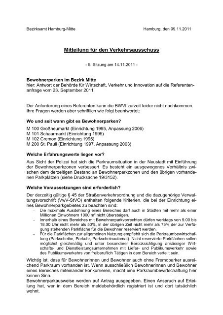 BVWI Antwort auf Anfrage - Bewohnerparken im Bezirk Mitte.pdf
