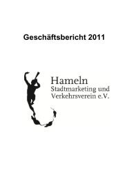 Geschäftsbericht 2011 - Stadtmarketing