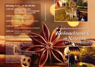 Weihnachtsmarkt in Nittenau Weihnachtsmarkt in Nittenau