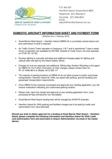Hamilton Island Fact Sheet Hamilton Island Fact Sheet