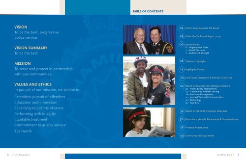 2009 Annual Report - Hamilton Police Services
