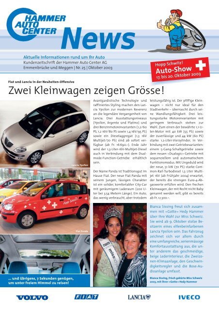 Ausgabe Nr. 29/03 - Hammer Auto Center AG