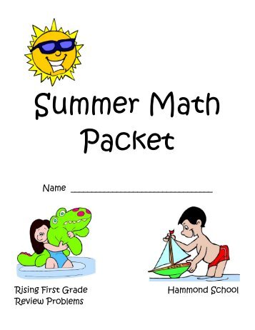 Summer Math Packet - Hammond School