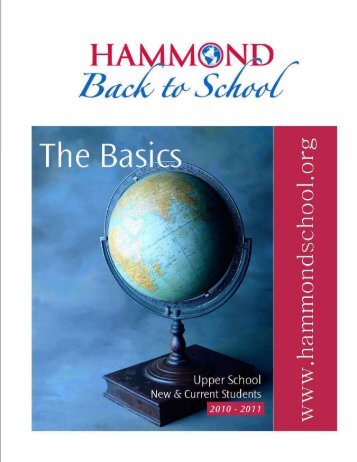 Upper School - Hammond School