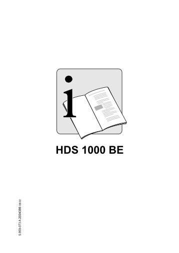 HDS 1000 BE