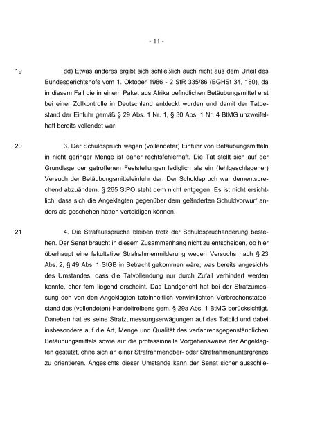 BUNDESGERICHTSHOF - Hamm und Partner, Rechtsanwälte