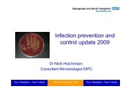 Infection prevention and control - Hampshire Hospitals NHS ...