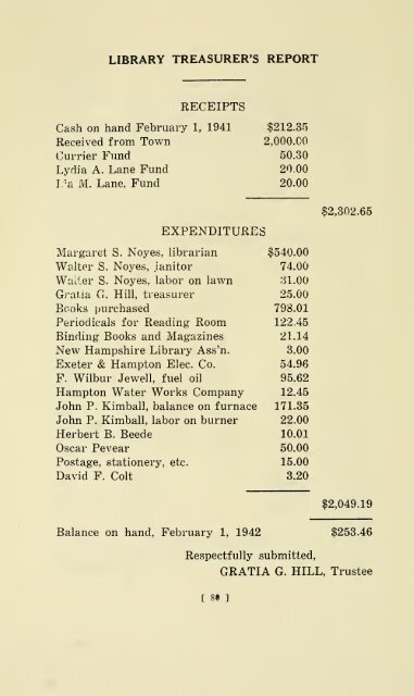 1942 - Lane Memorial Library