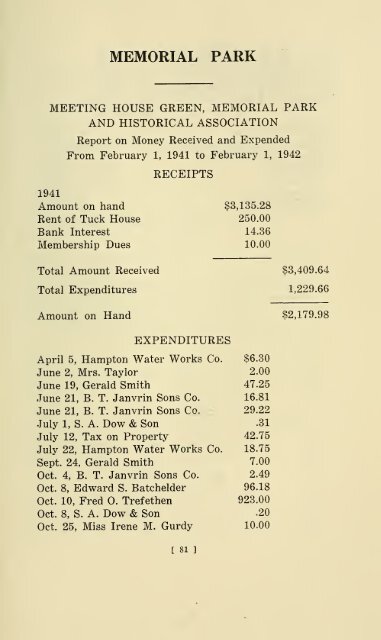 1942 - Lane Memorial Library