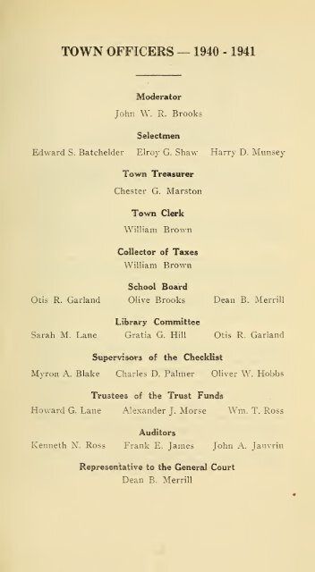 1941 - Lane Memorial Library