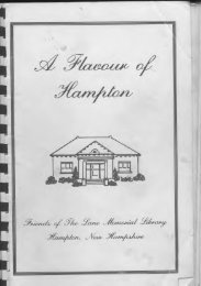 A Flavour of Hampton - Lane Memorial Library