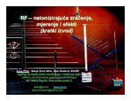 RF – neionizirajuće zračenje