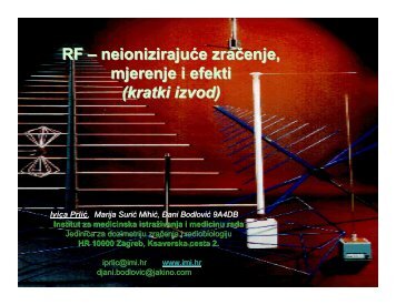 RF – neionizirajuće zračenje