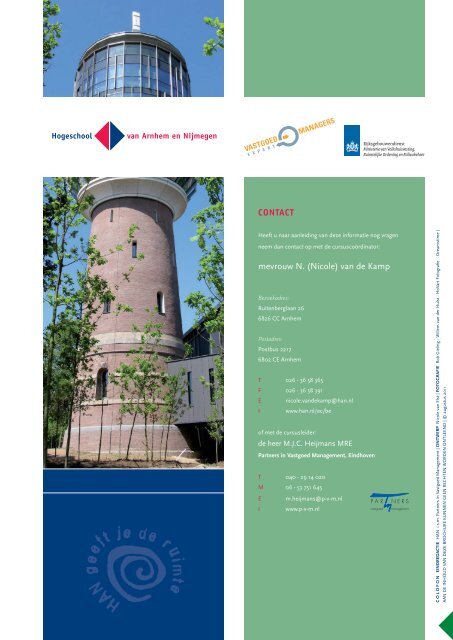 Brochure - Hogeschool van Arnhem en Nijmegen