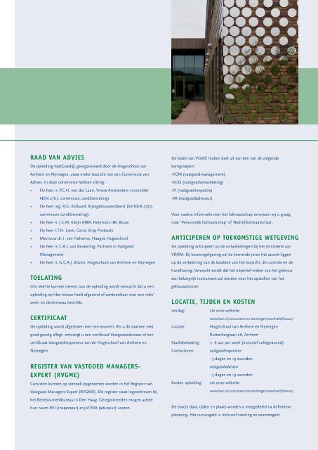 Brochure - Hogeschool van Arnhem en Nijmegen