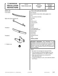 View 2008 - 2010 Installation Instructions - H and A Accessories