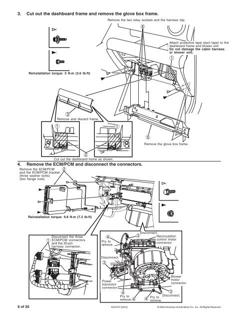 installation instructions - H and A Accessories