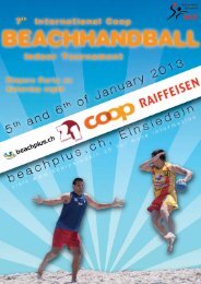 Dear Beachhandball Fans and Friends