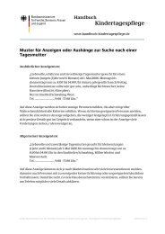 Download Muster für Anzeige - Handbuch Kindertagespflege