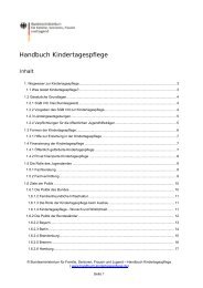 Handbuch Kindertagespflege: 1. Wegweiser zur Kindertagespflege,