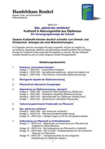 INFO 077 - Das planto-tec-verfahren - Handelshaus Runkel