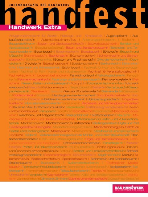 Handwerk Extra - handfest-online.de