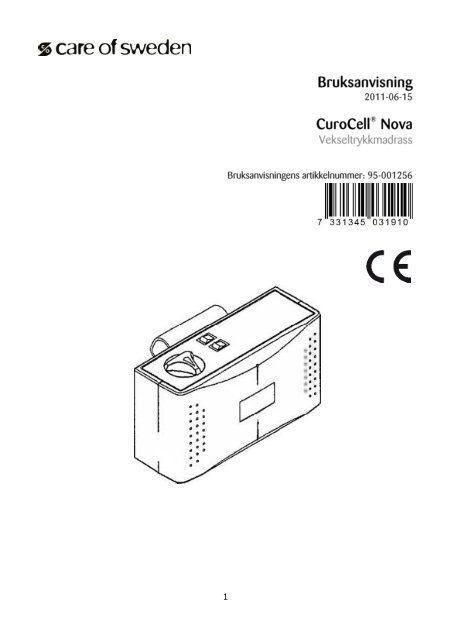 Brukermanual Curocell Nova - Handicare AS