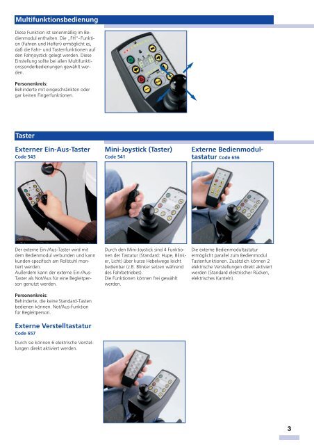 SONDERBEDIENEINHEITEN CAN-Bus Pilot + - Handicare