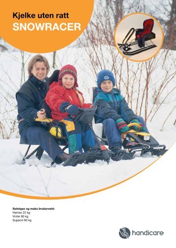 Produktark Snow Racer uten ratt - Handicare AS