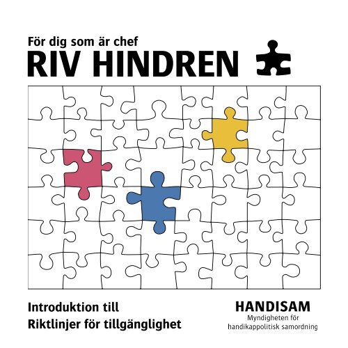 För dig som är chef - i Pdf - Handisam