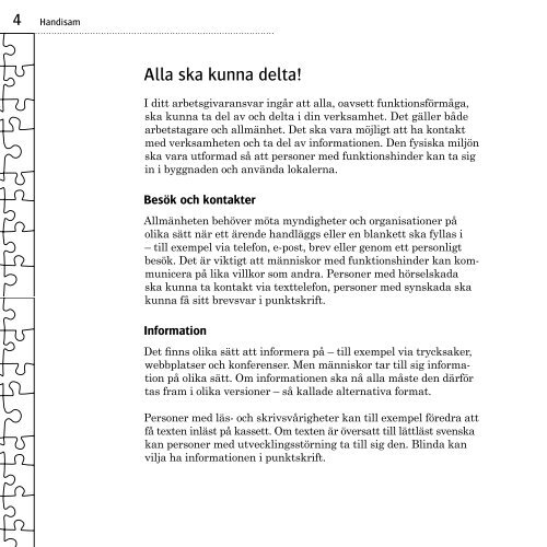 För dig som är chef - i Pdf - Handisam