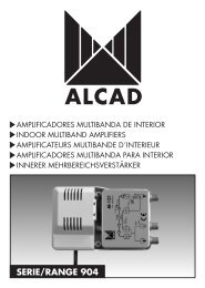 SERIE/RANGE 904 - Alcad