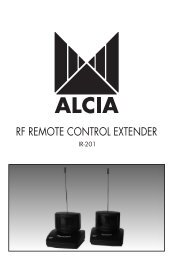 RF REMOTE CONTROL EXTENDER - Alcad