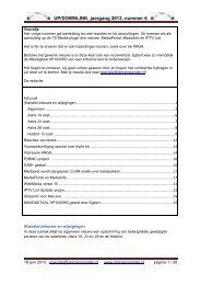 UP/DOWNLINK, jaargang 2013, nummer 6 - De Transponder