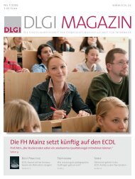 Die FH Mainz setzt künftig auf den ECDL - DLGI