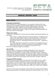 ANNUAL REPORT 2006 - European Fair Trade Association
