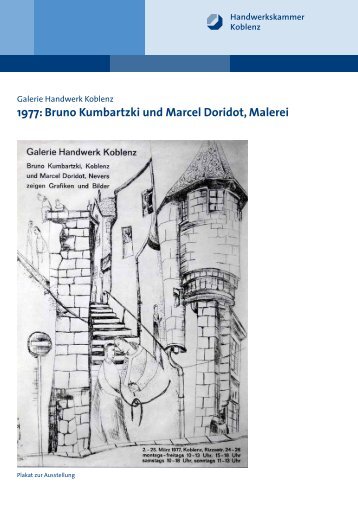 1977: Bruno Kumbartzki und Marcel Doridot, Malerei - Galerie ...