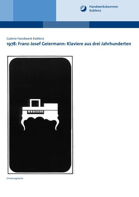 Franz-Josef Geiermann: Klaviere aus drei Jahrhunderten - Galerie ...